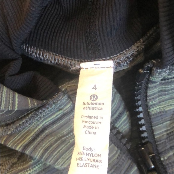 Lululemon Daily Practice Jacket Slate Green Black - Picture 8 of 8